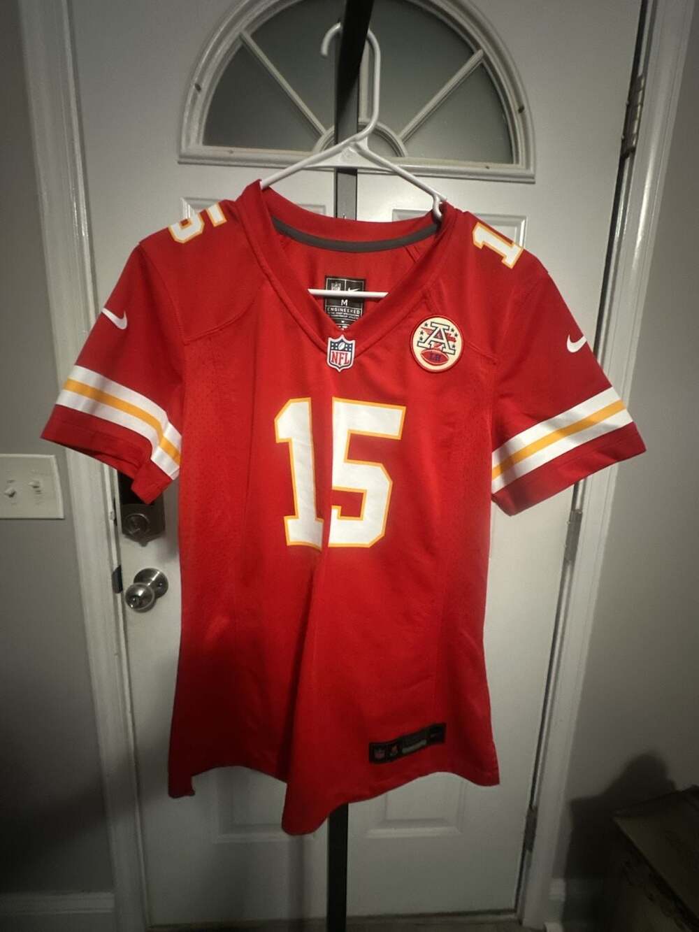 Nike Kansas City Chiefs Patrick Mahomes #15 Game Day Jersey#615
